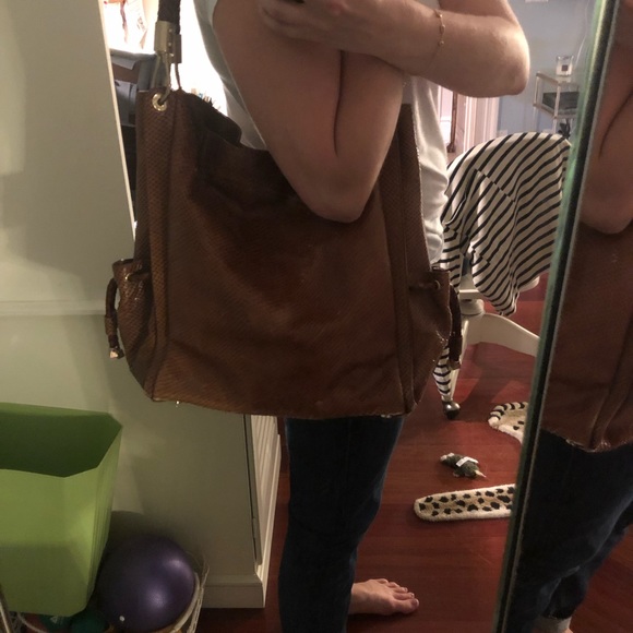 Michael Kors Collection Python Tote Bag - Picture 2 of 8